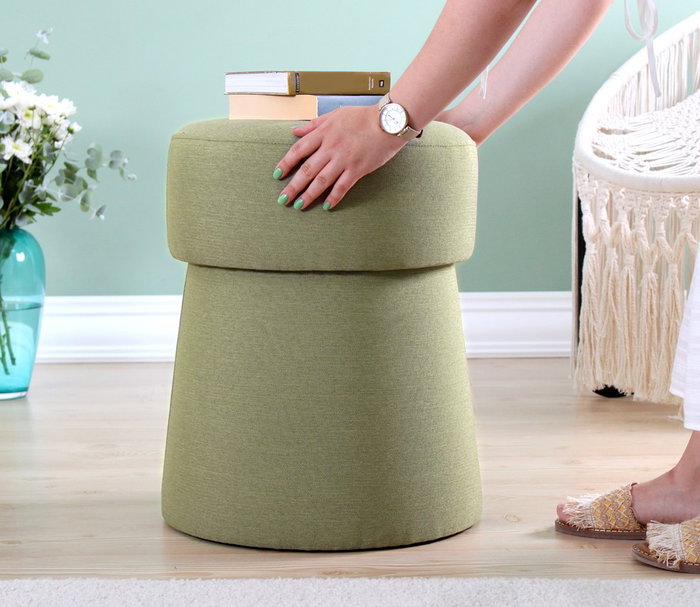 Atelier Del Sofa Puf Bohemio Verde Oliva